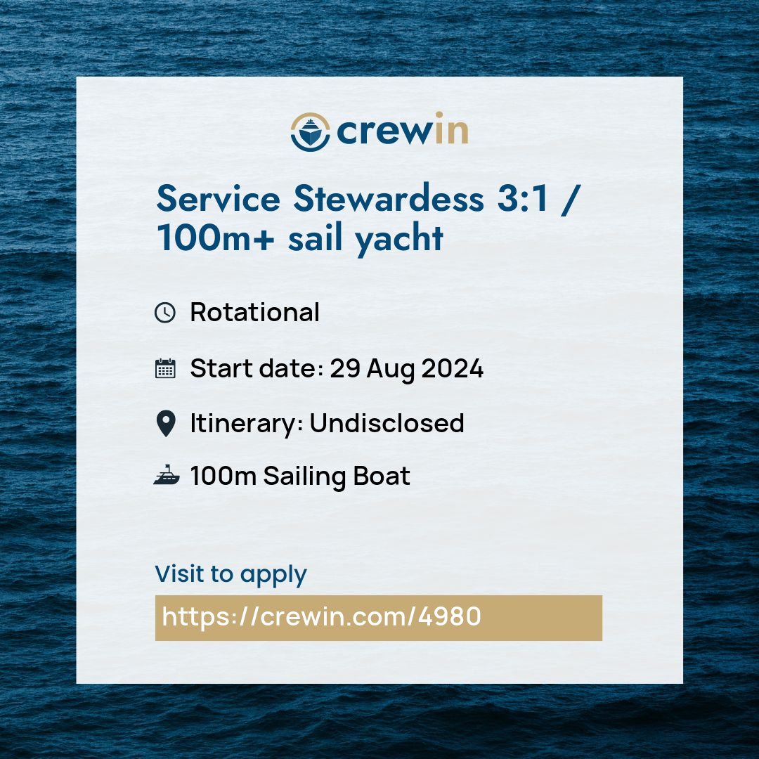 private yacht stewardess jobs