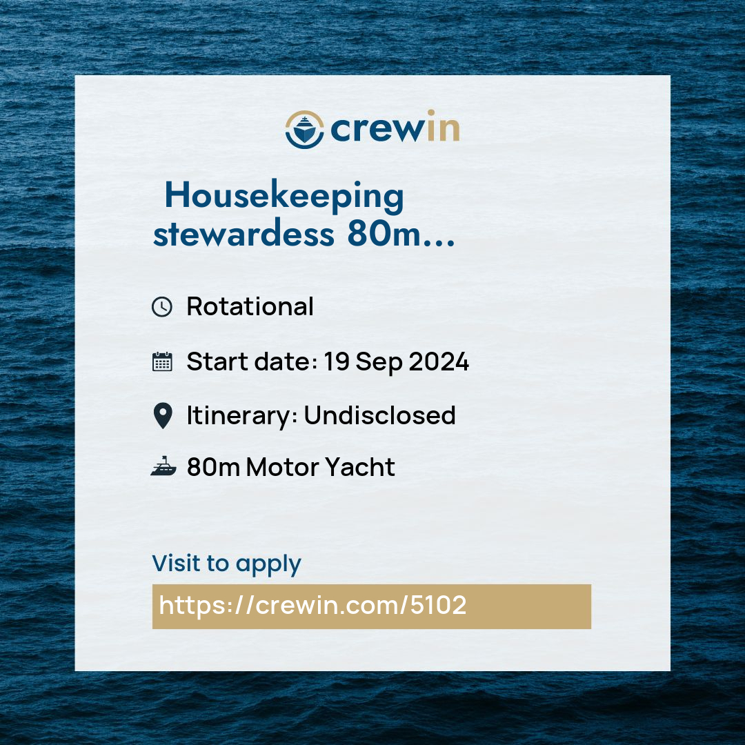 stewardess jobs yacht